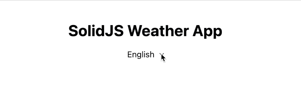Our app’s language switcher in action | Phrase