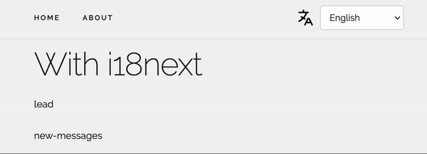 Polyglot demo app with a language switching UI | Phrase