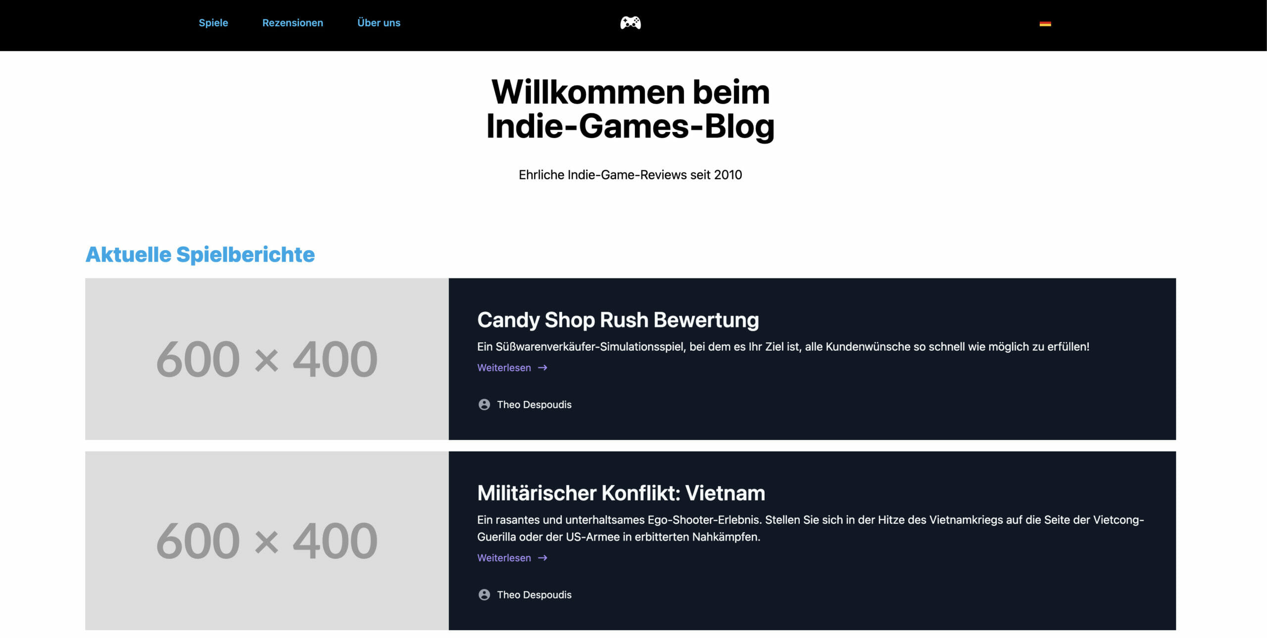 The review data translated to German | Phrase