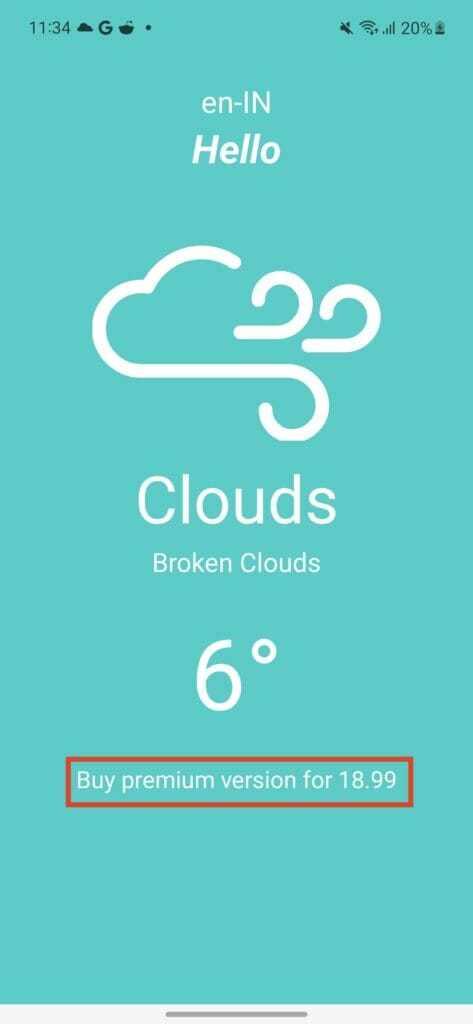 App appends price dynamically | Phrase
