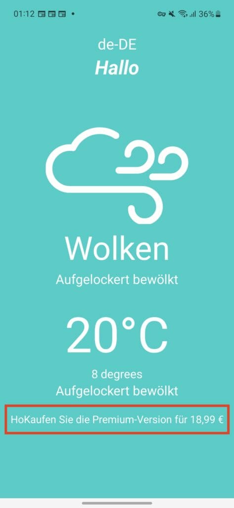 Formatted price with the Euro symbol | Phrase