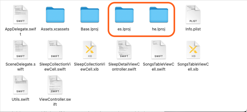 Added languages folder | Phrase