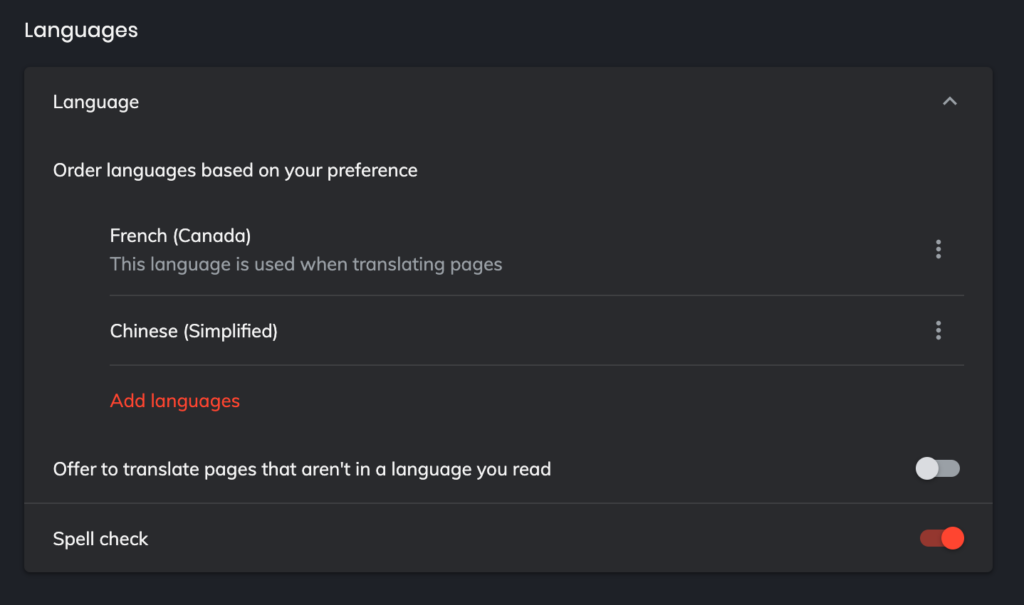 Browser locale settings | Phrase
