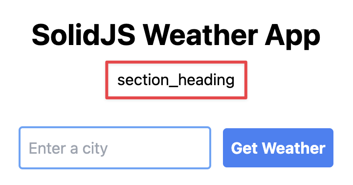 Our weather app with the fallback translation key | Phrase