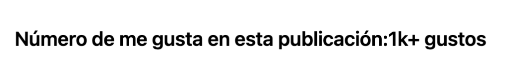 Interval plurals rendering number of likes in a post in es-ES locale I Phrase