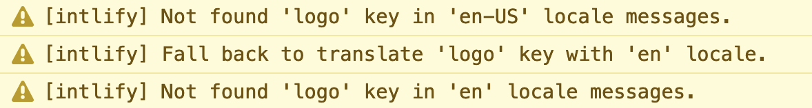 Vue I18n attempting to fall back on a more general locale when it can't find a translation message