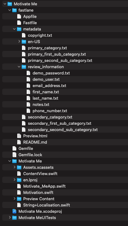 Fastlane folders | Phrase