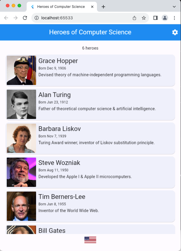 Country flag added to a localized Flutter app | Phrase
