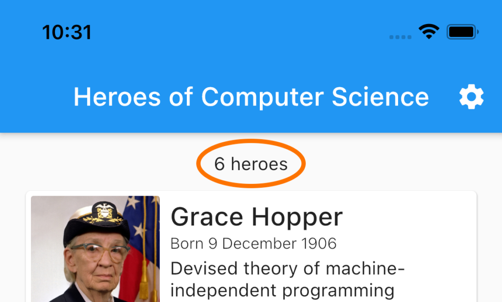 Heroes of Computer Science home screen English pluralization | Phrase