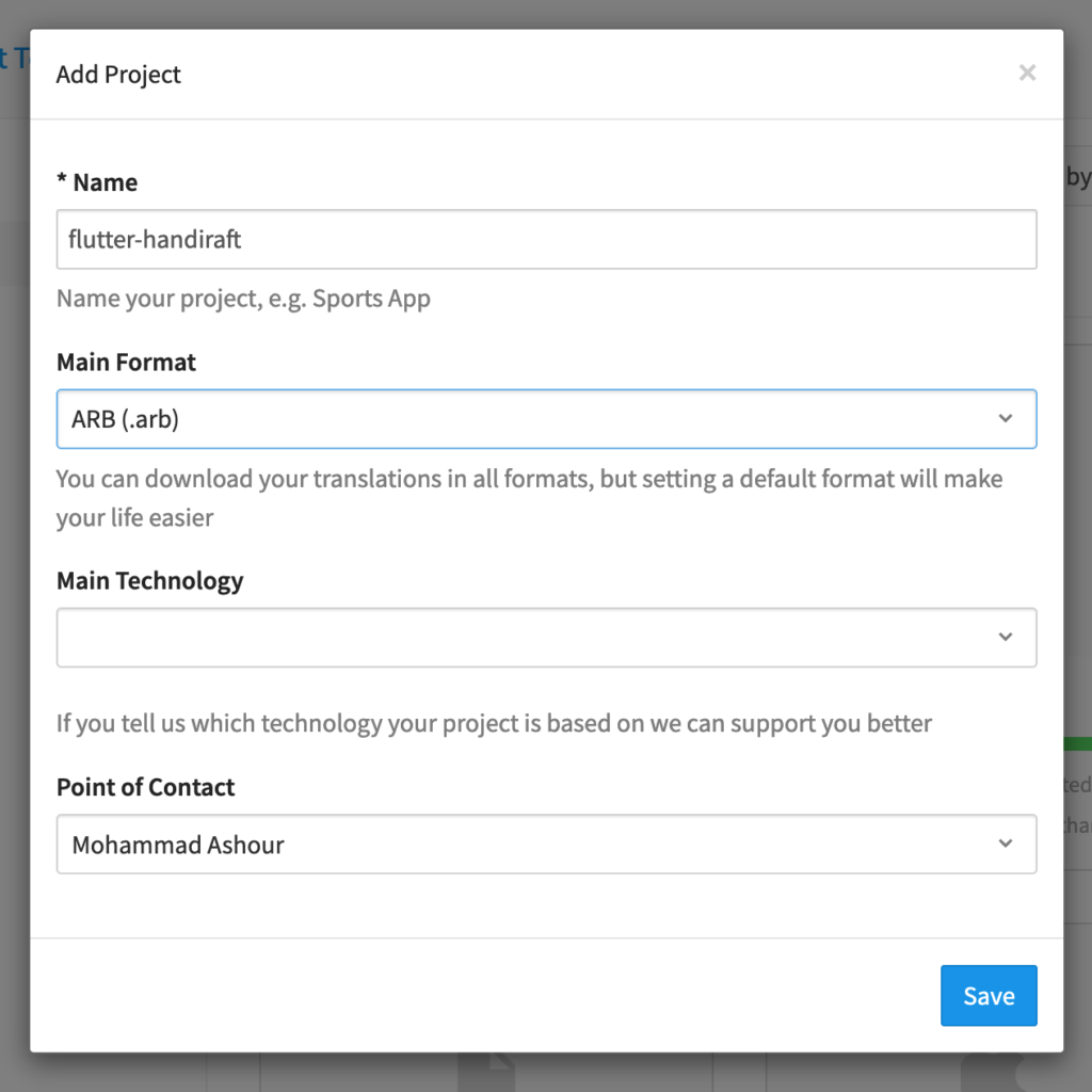 Adding a project to Phrase | Phrase