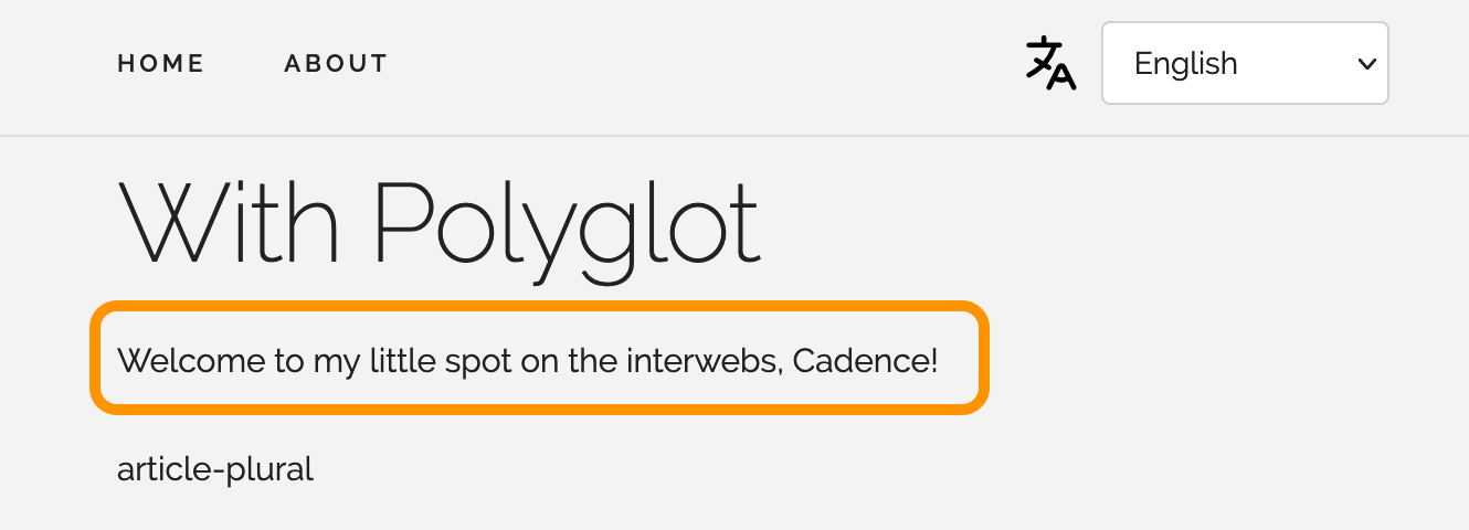 English locale demo app with Polyglot with fixed lead paragraph | Phrase