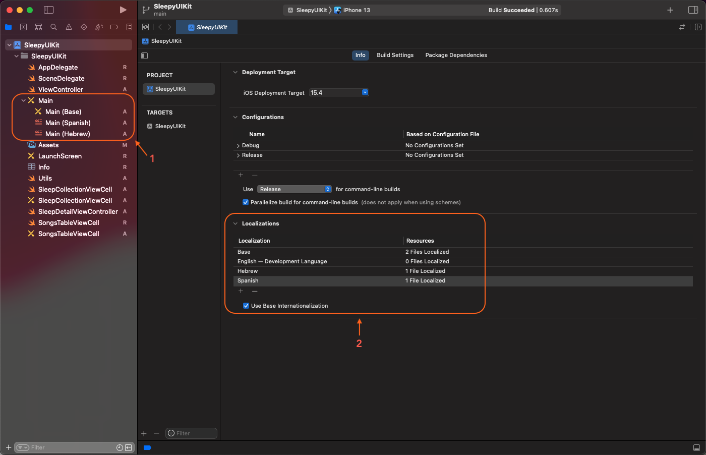 Project changes after adding a new language | Phrase