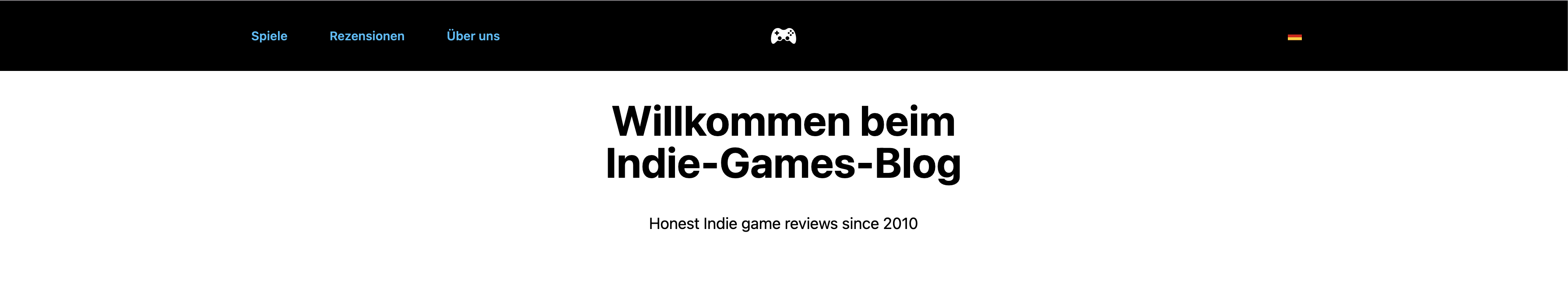 Homepage screenshot in German | Phrase