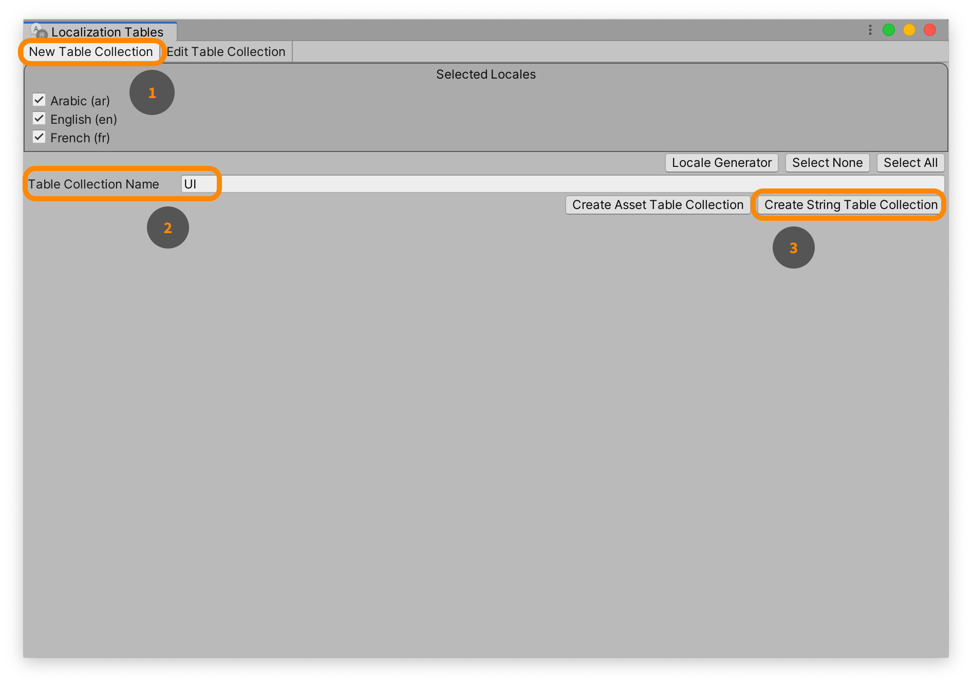Strings Table Collection | Phrase