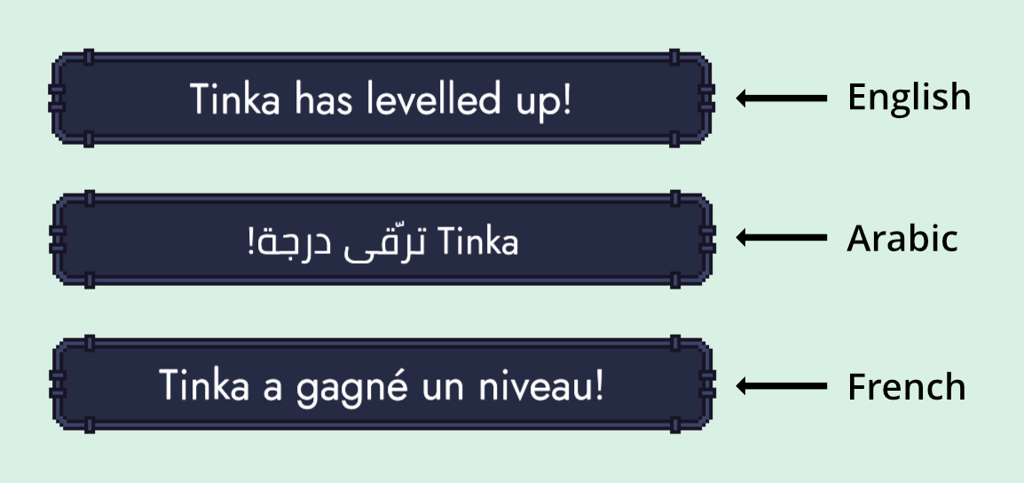 Translated UI interpolated | Phrase