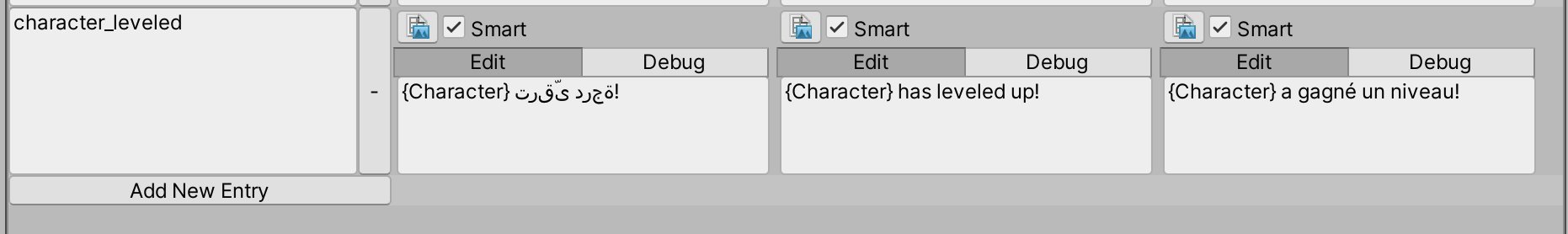 String table collection | Phrase