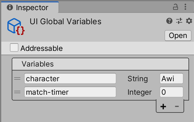 Asset in Inspector | Phrase