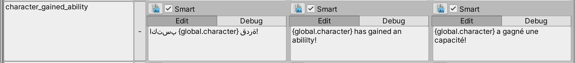 Global variables in Smart Strings | Phrase